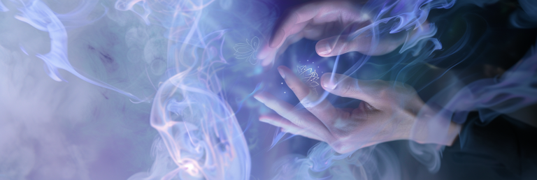 Close-up of hands with slightly bitten nails